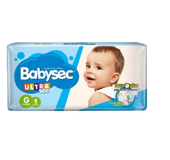 PAÑAL   BABYSEC  G GRANDE  X8UNID OFERTA